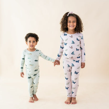 Long Sleeve Pajamas in Fishing | Kyte Baby