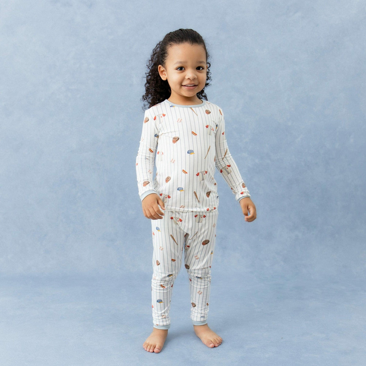 Long Sleeve Pajamas in Home Run | Kyte Baby