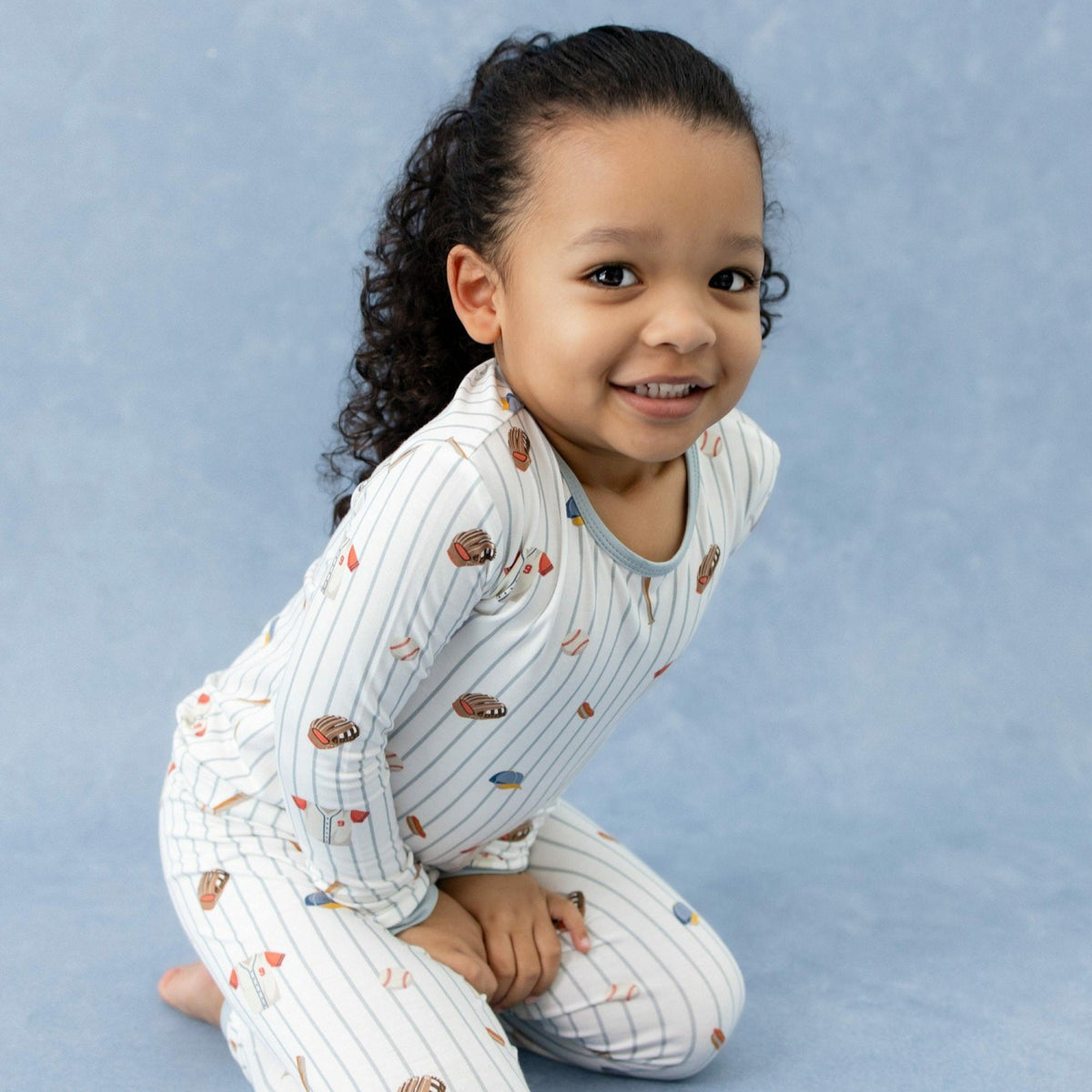 Long Sleeve Pajamas in Home Run | Kyte Baby