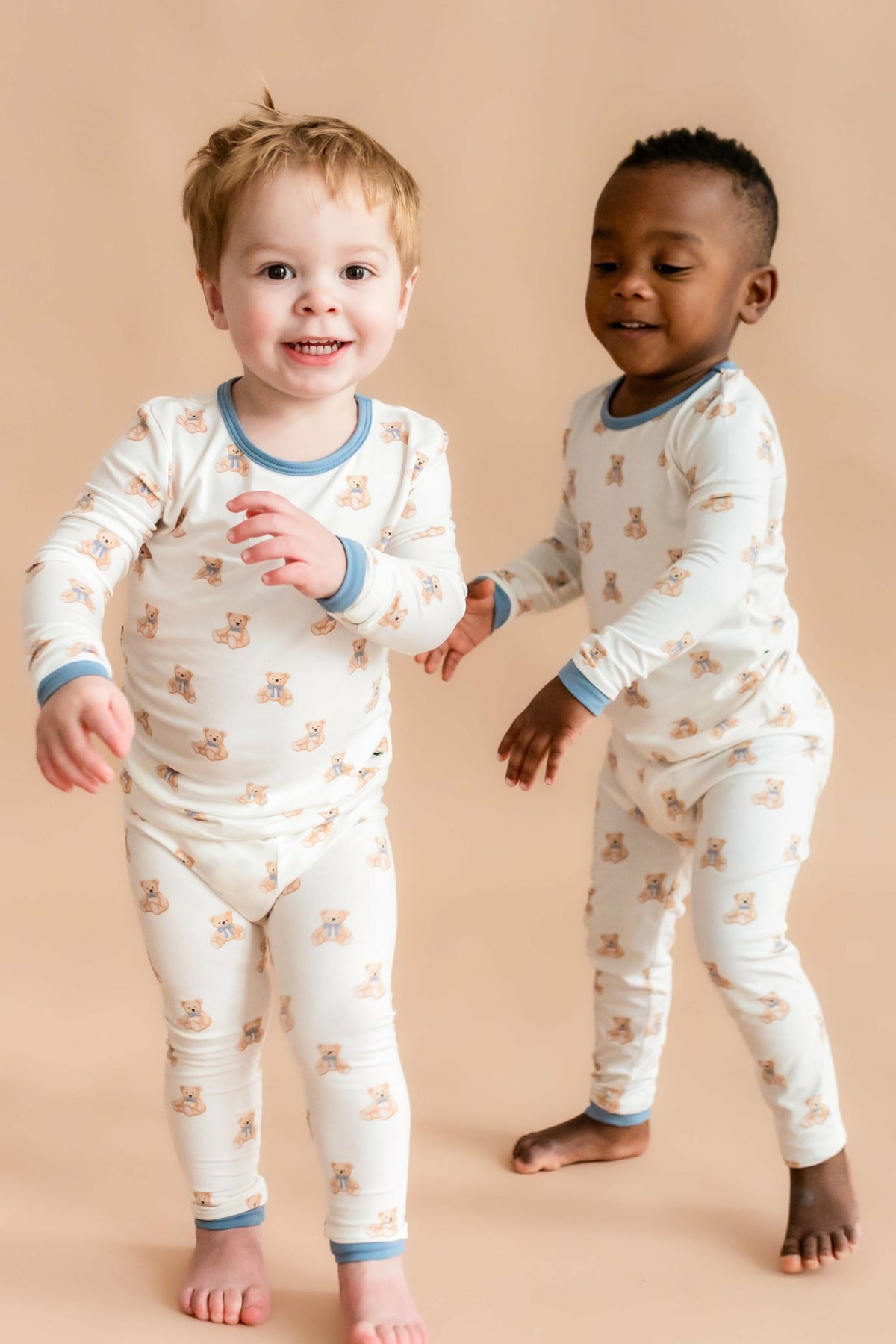 Long Sleeve Pajamas in Teddy Bear | Kyte Baby