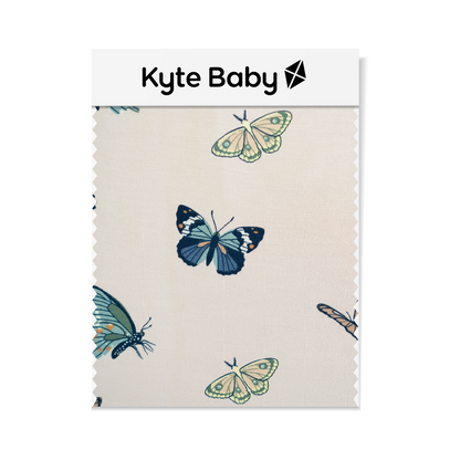 Long Sleeve Pajamas in Blush Butterfly | Kyte Baby