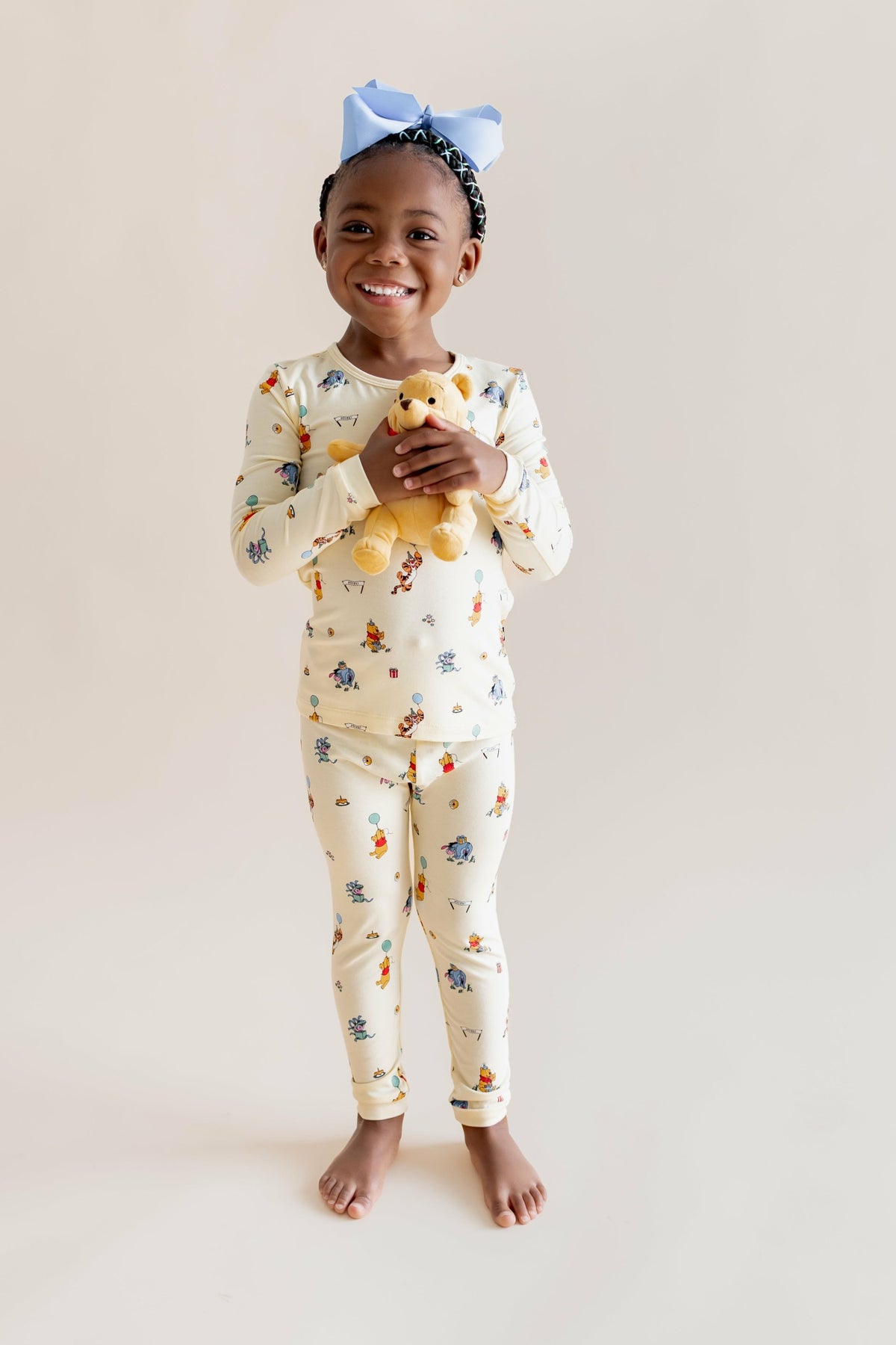Long Sleeve Pajamas in Winnie the Pooh Celebration | Kyte Baby