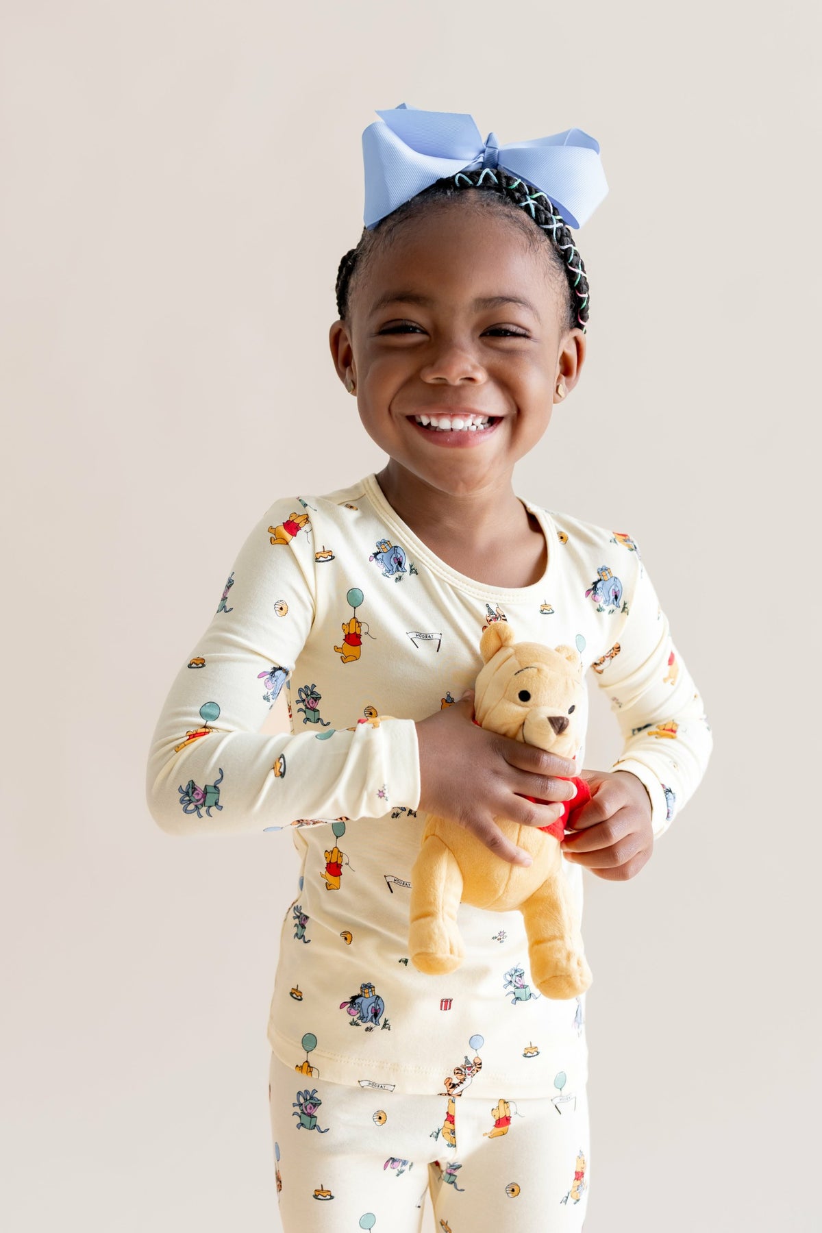 Long Sleeve Pajamas in Winnie the Pooh Celebration | Kyte Baby