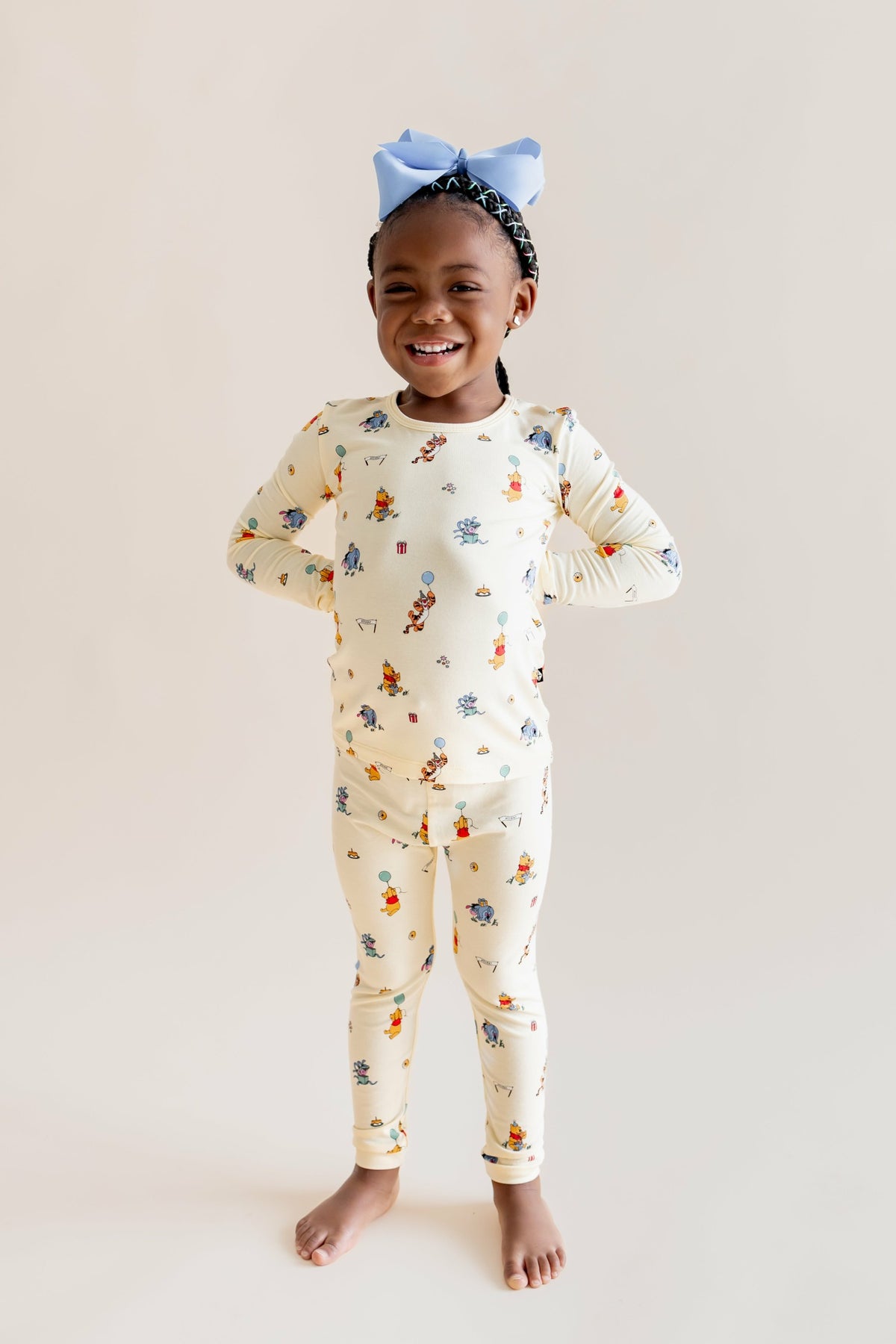 Long Sleeve Pajamas in Winnie the Pooh Celebration | Kyte Baby