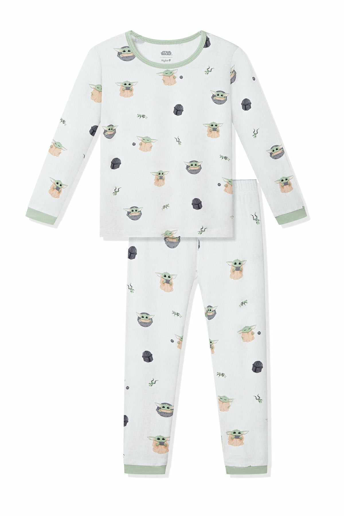 Long Sleeve Pajamas in Grogu™ | Kyte Baby