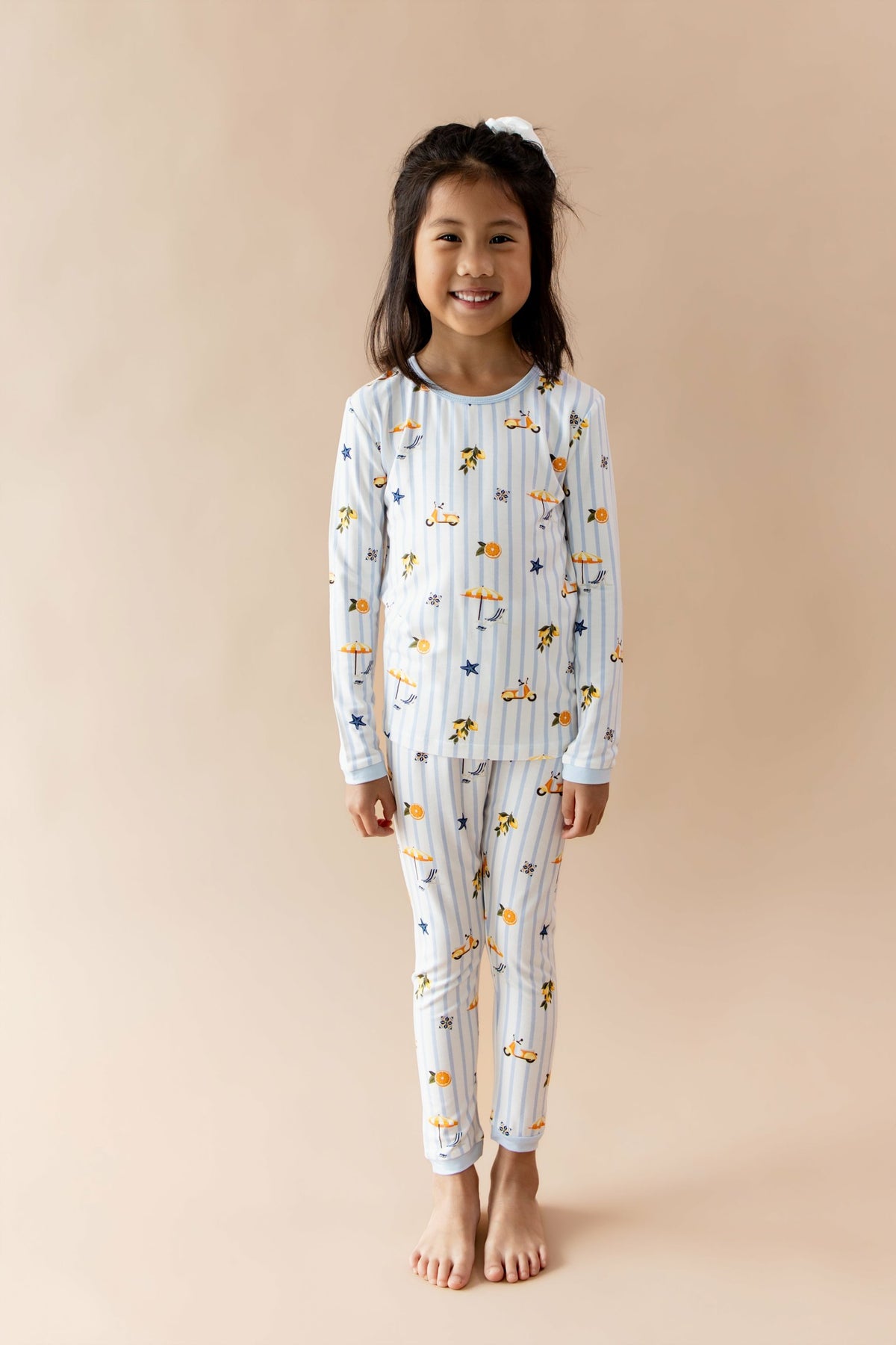 Long Sleeve Pajamas in Amalfi Coast | Kyte Baby
