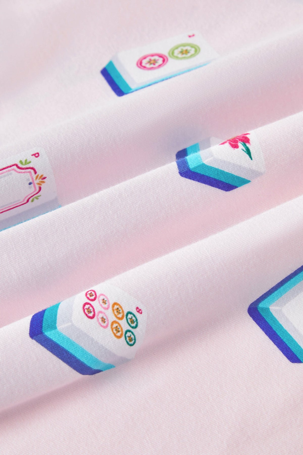 Long Sleeve Pajamas in Sakura Mahjong | Kyte Baby
