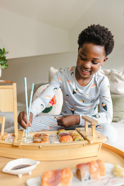 Long Sleeve Pajamas in Ice Sushi | Kyte Baby