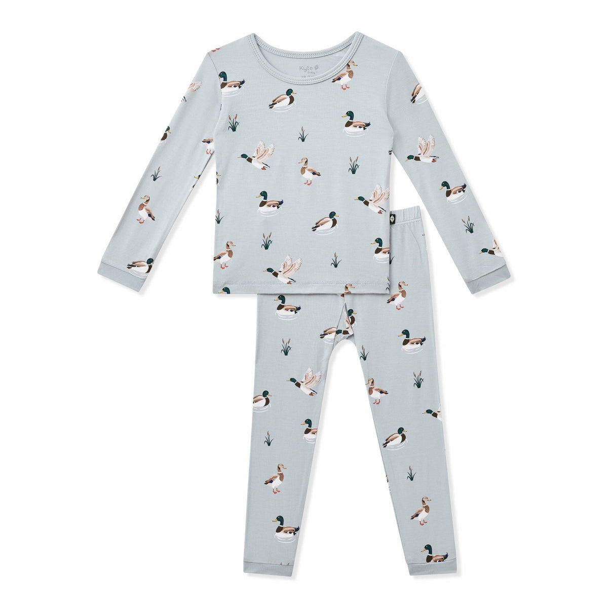 Long Sleeve Pajamas in Mallard Duck | Kyte Baby