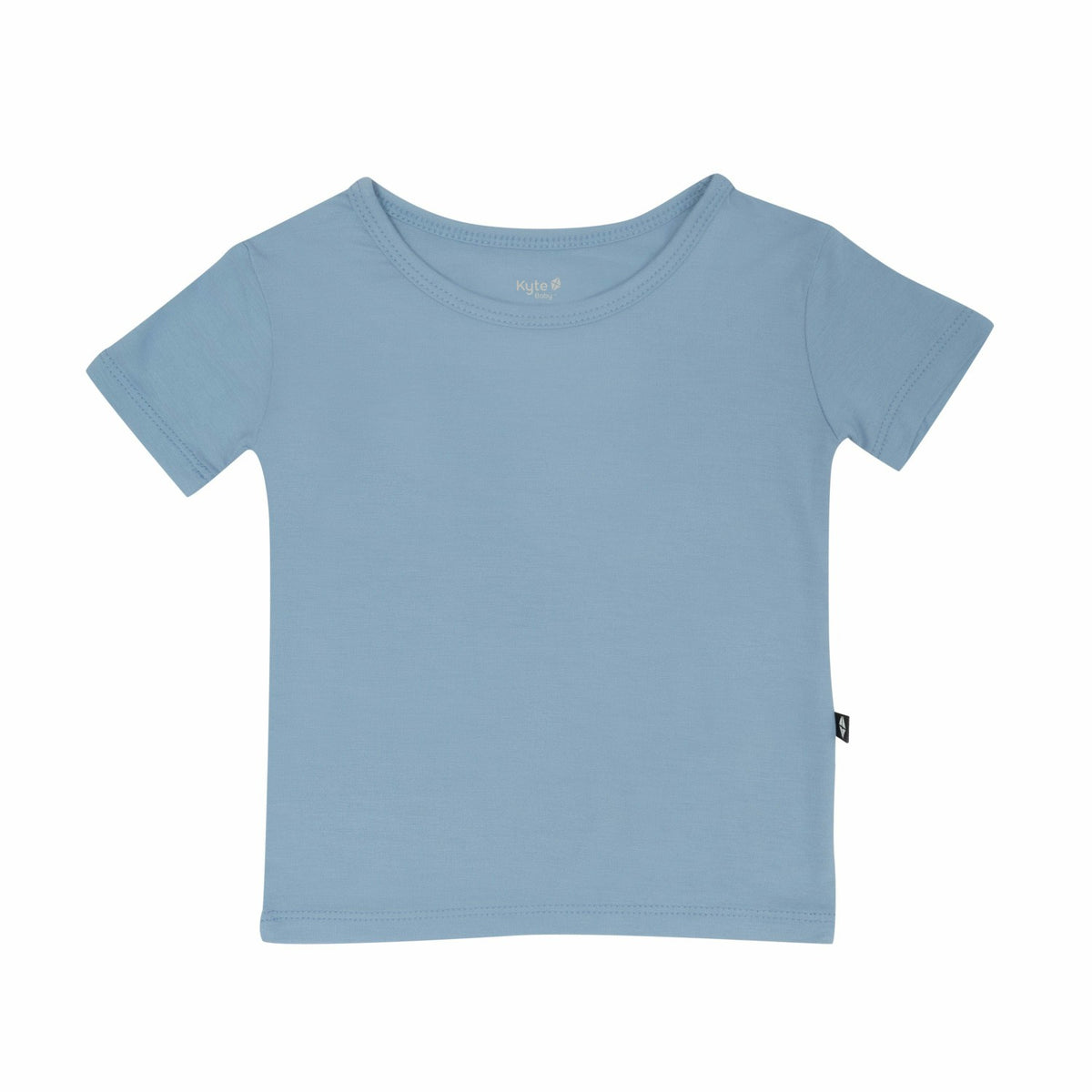 Short Sleeve Pajamas in Slate | Kyte Baby