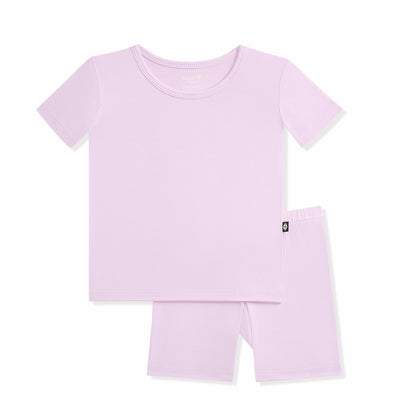 Short Sleeve Pajamas in Thistle | Kyte Baby