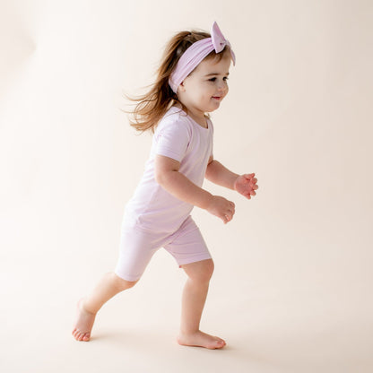 Short Sleeve Pajamas in Thistle | Kyte Baby