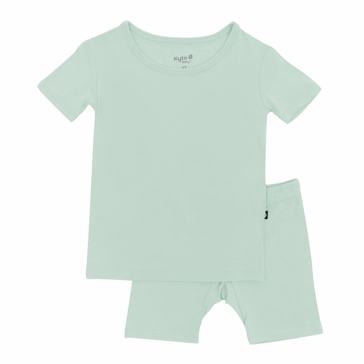 Short Sleeve Pajamas in Sage | Kyte Baby