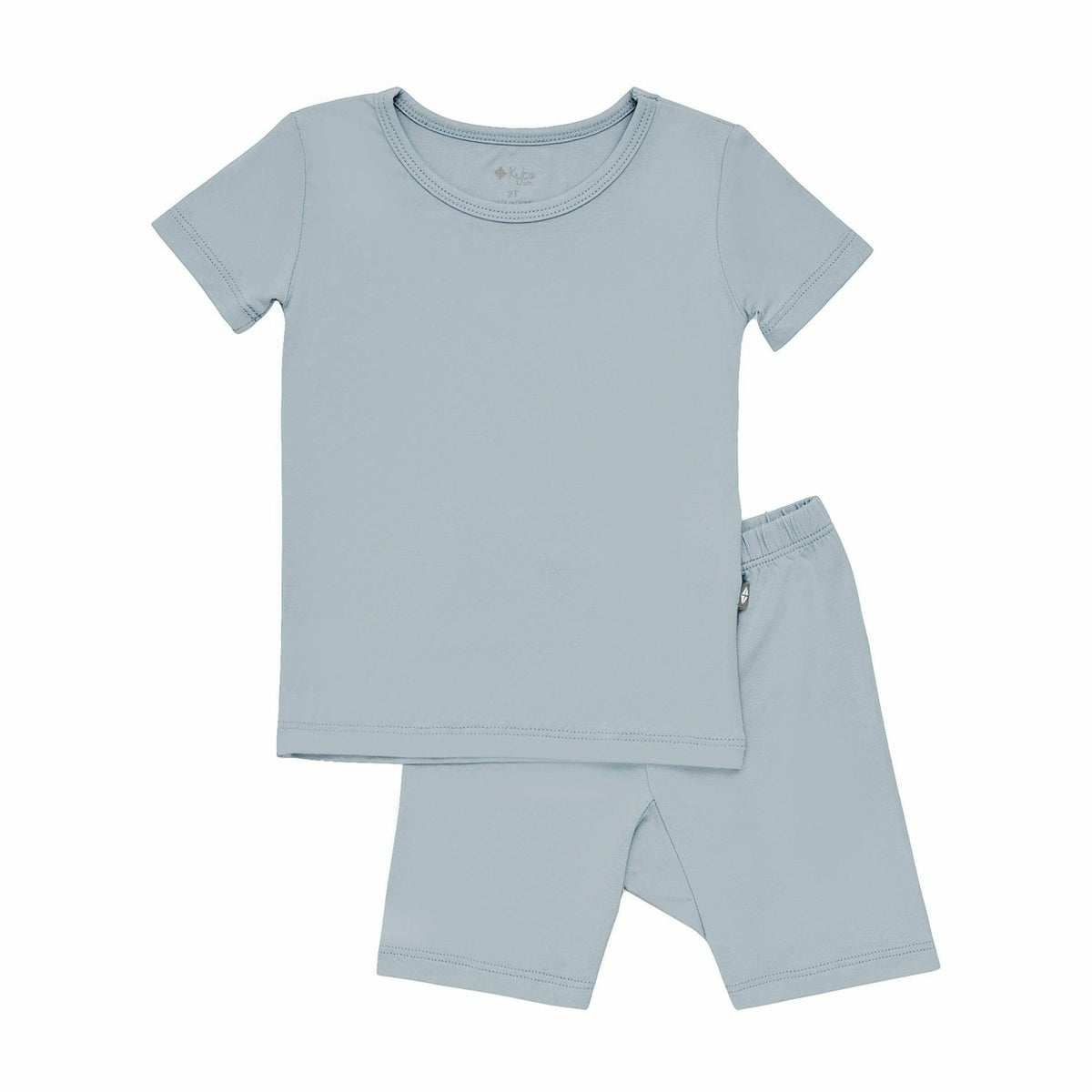 Short Sleeve Pajamas in Fog | Kyte Baby