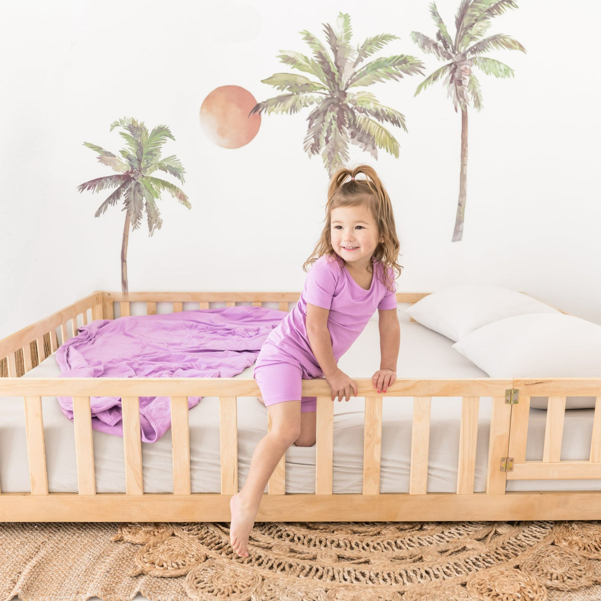 Short Sleeve Pajamas in Poi | Kyte Baby