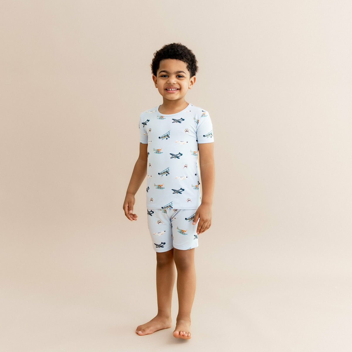 Short Sleeve Pajamas in Take Off | Kyte Baby