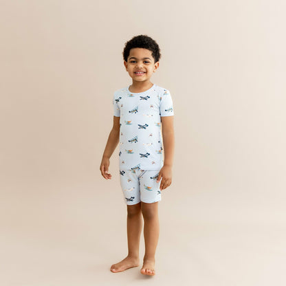 Short Sleeve Pajamas in Take Off | Kyte Baby