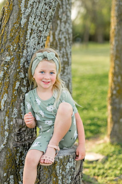 Short Sleeve Pajamas in Koala | Kyte Baby