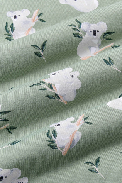 Short Sleeve Pajamas in Koala | Kyte Baby