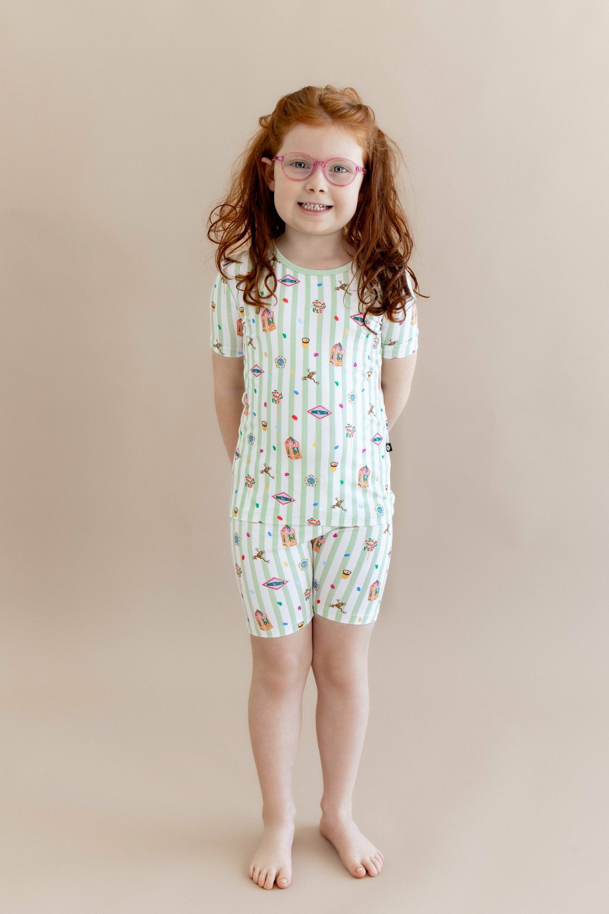Short Sleeve Pajamas in Honeydukes | Kyte Baby
