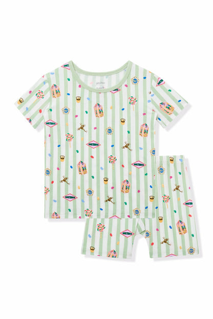 Short Sleeve Pajamas in Honeydukes | Kyte Baby