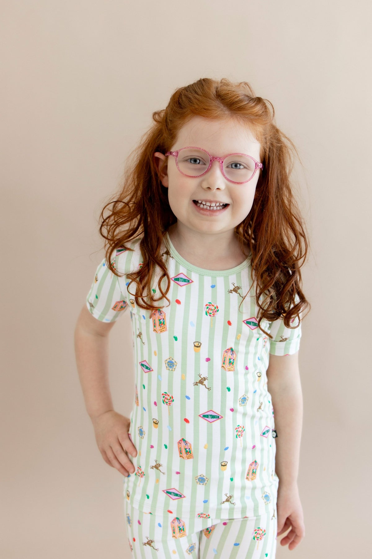 Short Sleeve Pajamas in Honeydukes | Kyte Baby