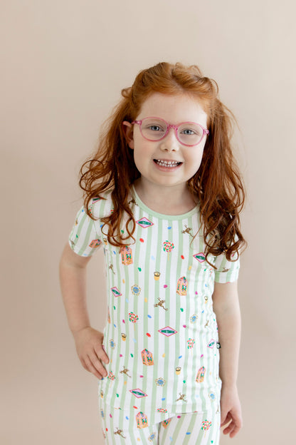Short Sleeve Pajamas in Honeydukes | Kyte Baby