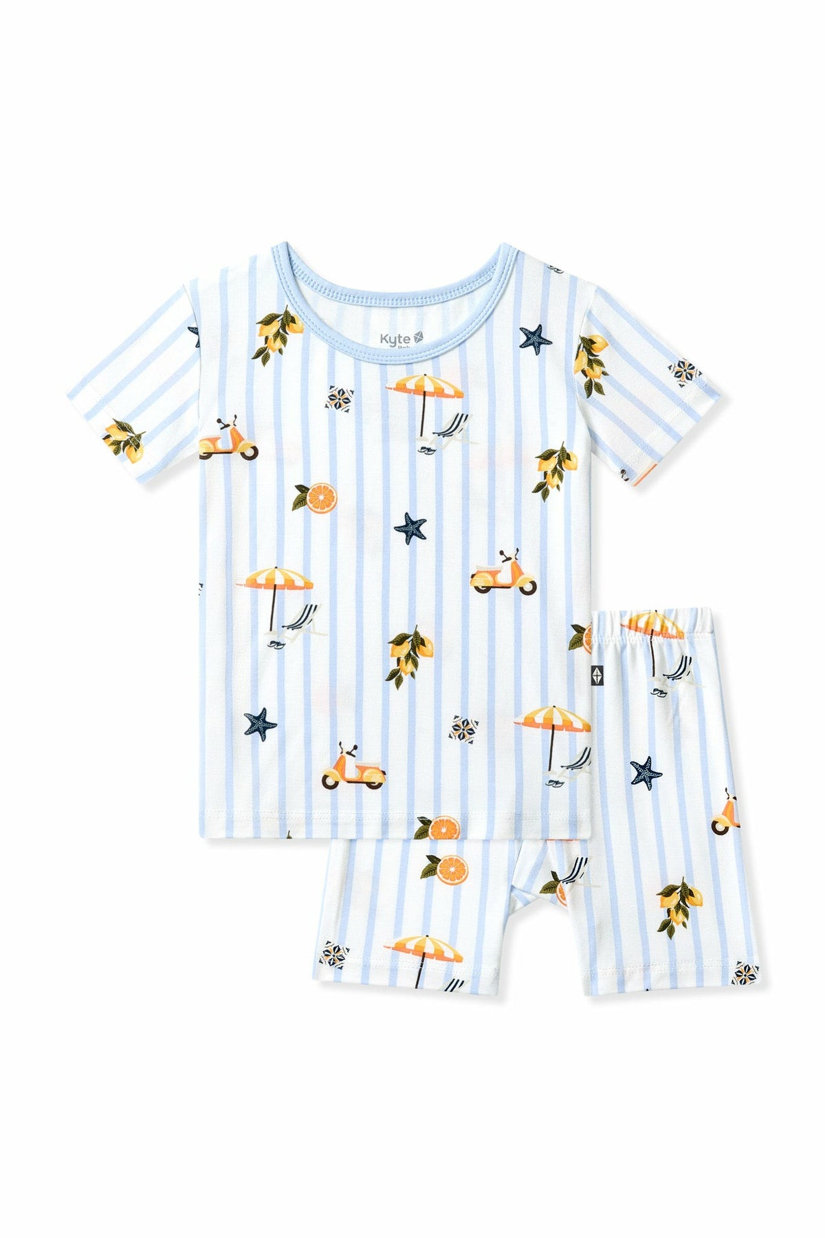 Short Sleeve Pajamas in Amalfi Coast | Kyte Baby