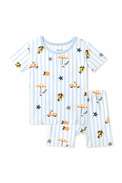Short Sleeve Pajamas in Amalfi Coast | Kyte Baby