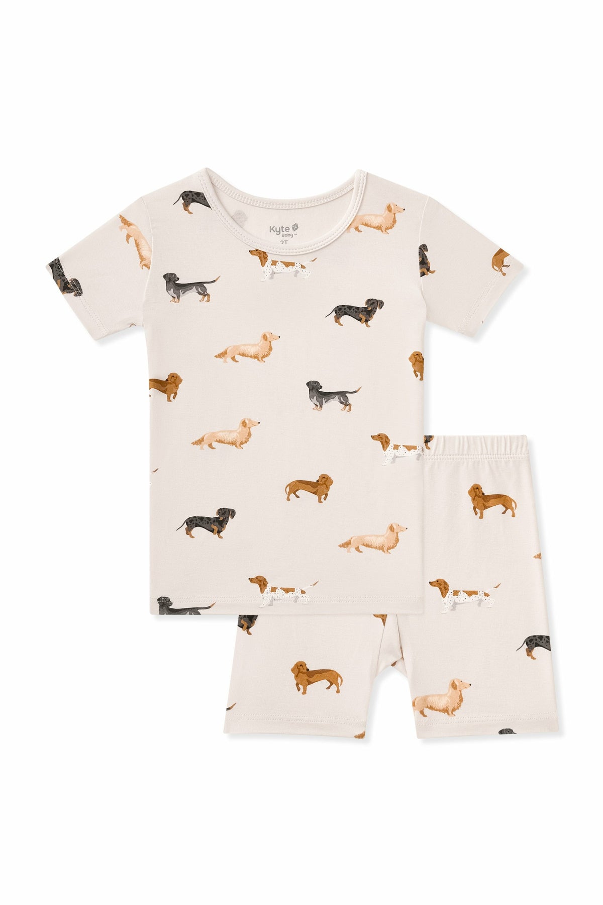 Short Sleeve Pajamas in Dachshund | Kyte Baby