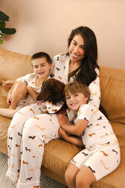 Short Sleeve Pajamas in Dachshund | Kyte Baby