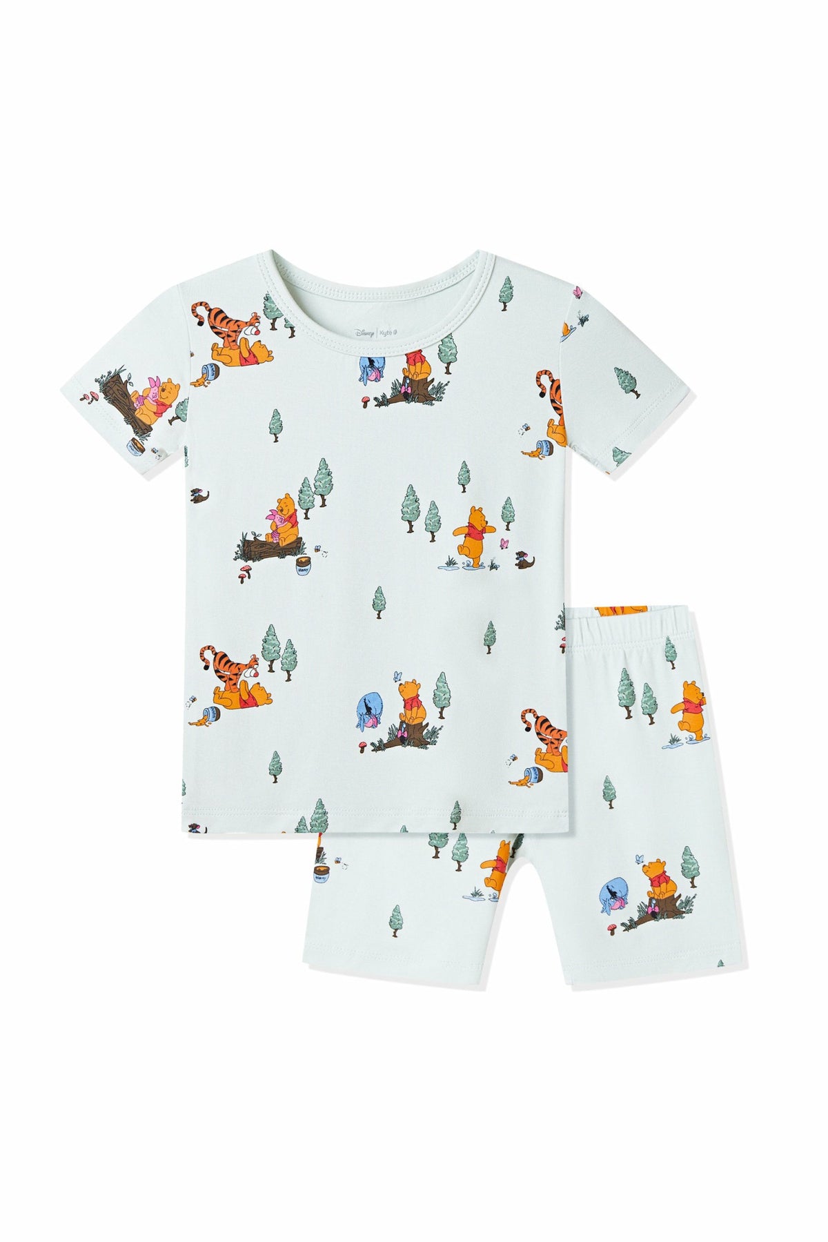 Short Sleeve Pajamas in Winnie the Pooh Hundred Acre Wood | Kyte Baby