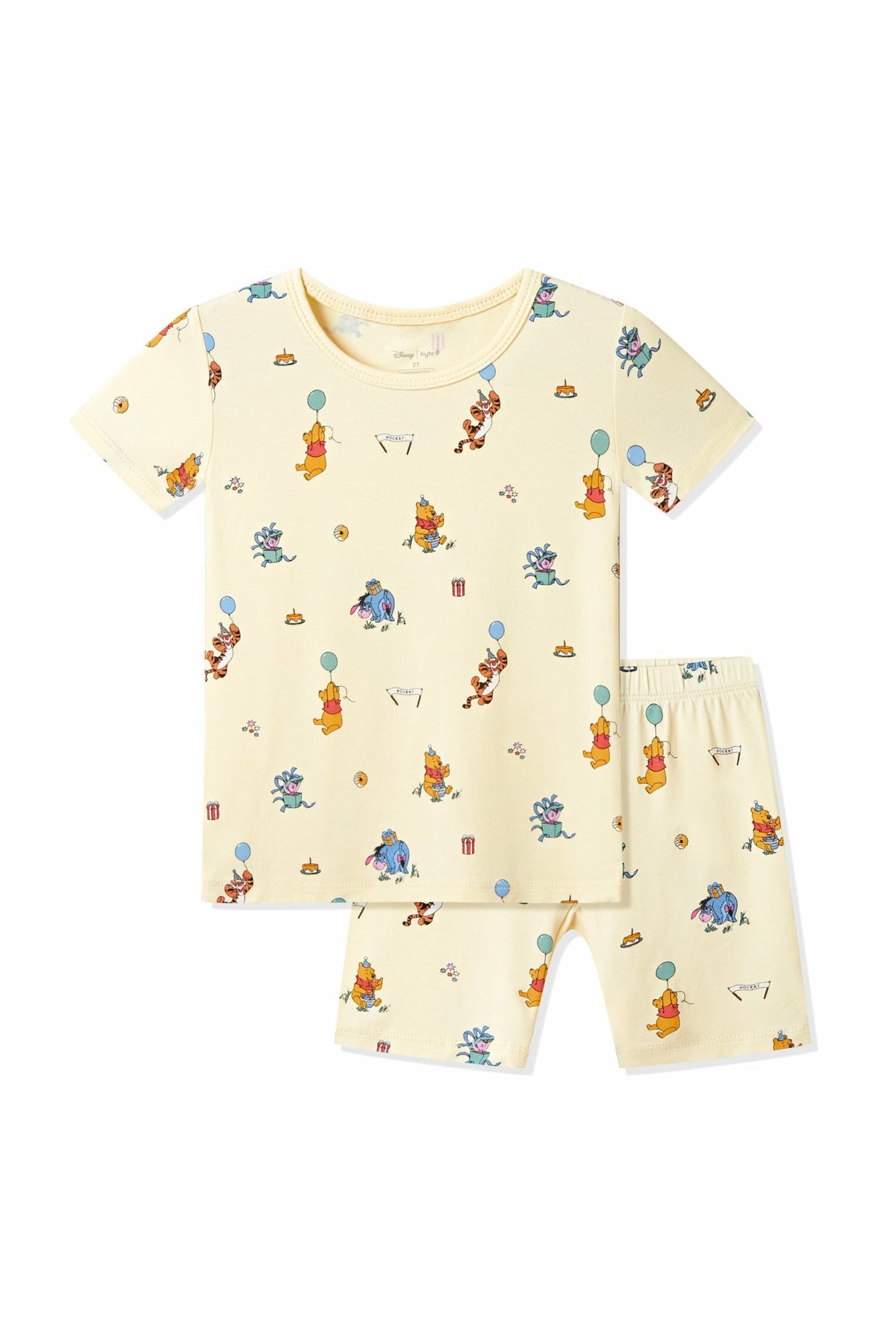Short Sleeve Pajamas in Winnie the Pooh Celebration | Kyte Baby