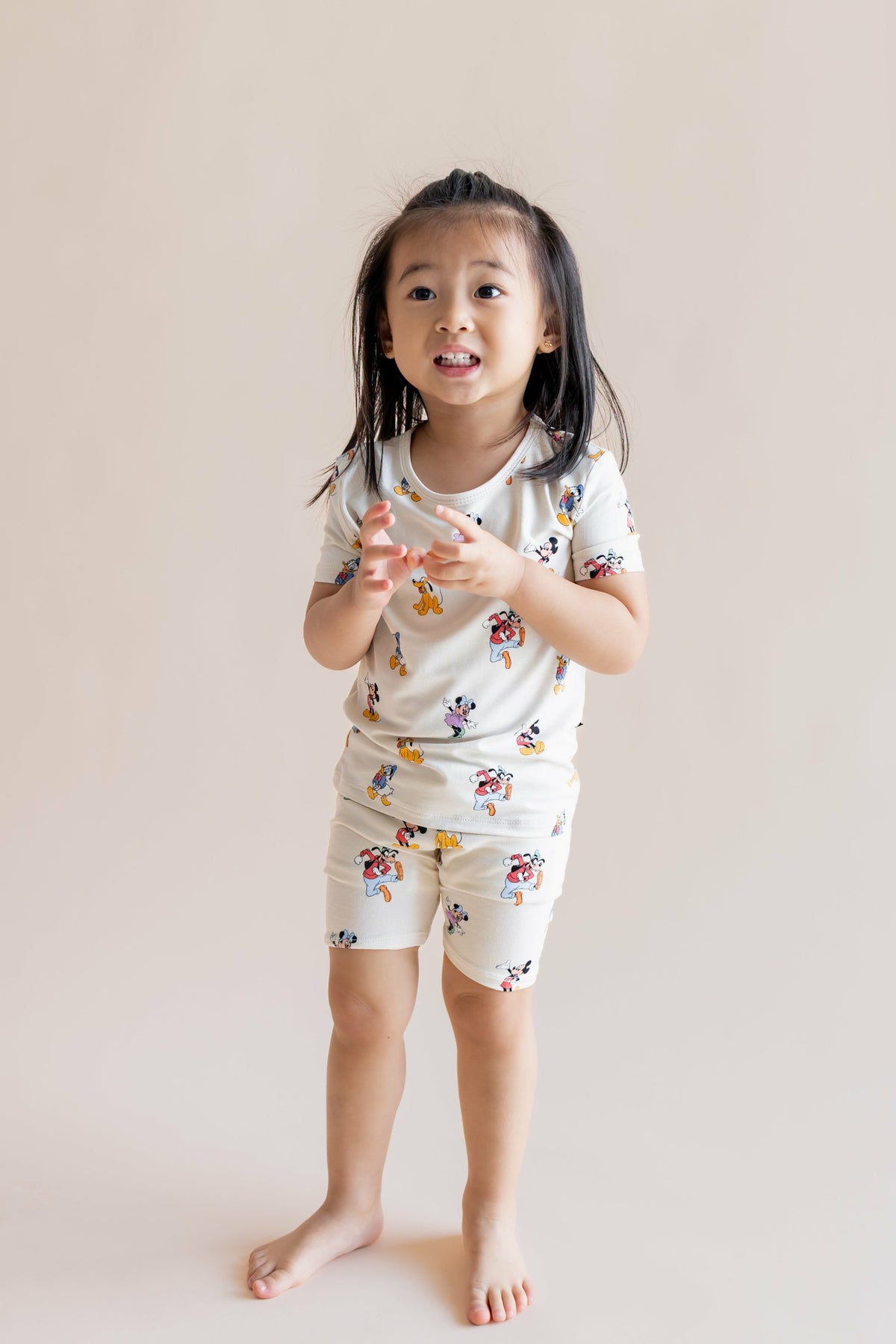 Short Sleeve Pajamas in Mickey Mouse & Friends | Kyte Baby