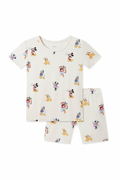 Short Sleeve Pajamas in Mickey Mouse & Friends | Kyte Baby