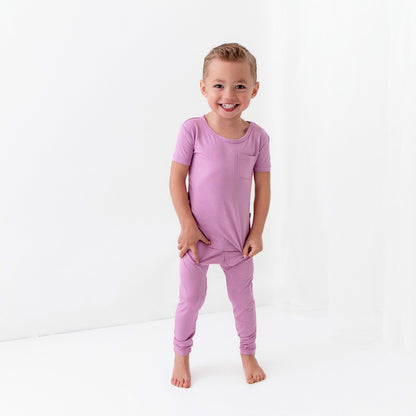 Short Sleeve with Pants Pajamas in Poi | Kyte Baby