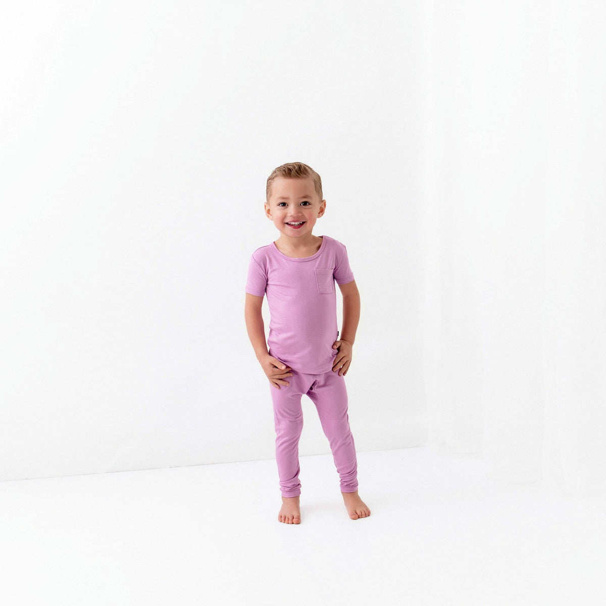 Short Sleeve with Pants Pajamas in Poi | Kyte Baby