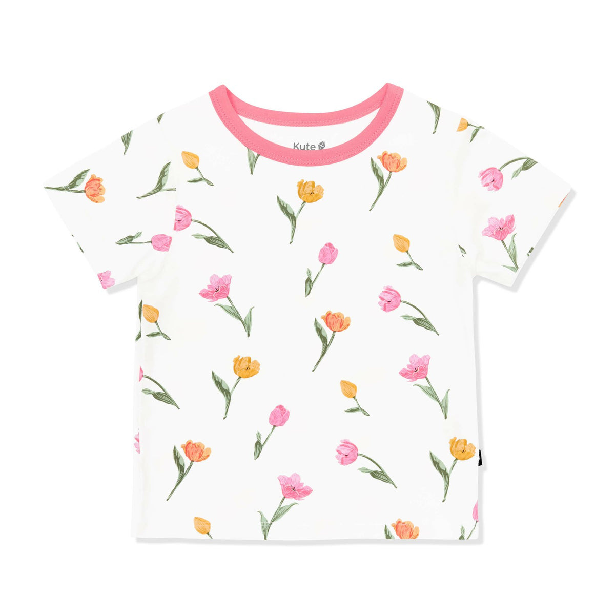 Toddler Basic Tee in Tulip | Kyte Baby