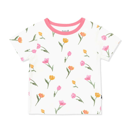 Toddler Basic Tee in Tulip | Kyte Baby