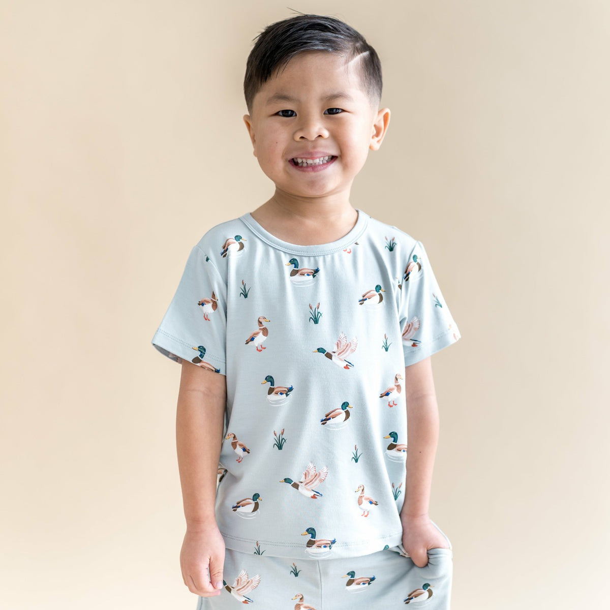 Toddler Basic Tee in Mallard Duck | Kyte Baby