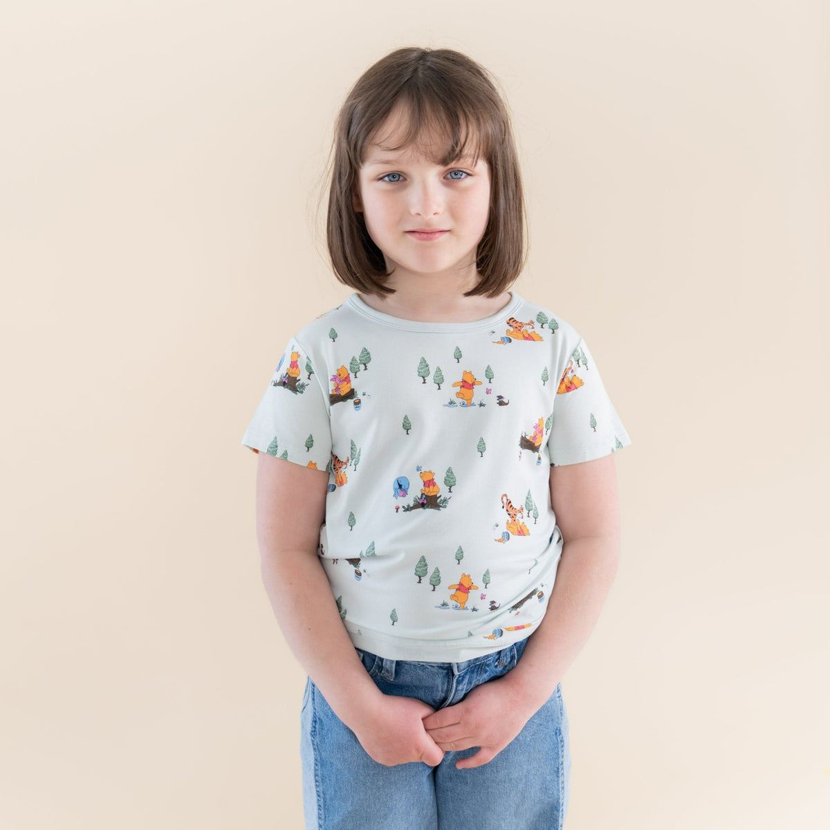 Toddler Basic Tee in Winnie the Pooh Hundred Acre Wood | Kyte Baby
