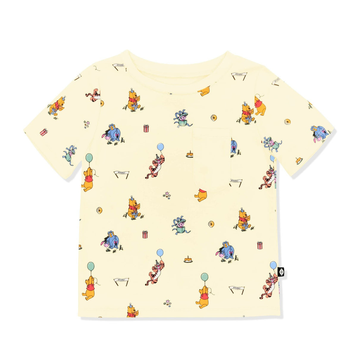 Toddler Crew Neck Tee in Winnie the Pooh Celebration | Kyte Baby