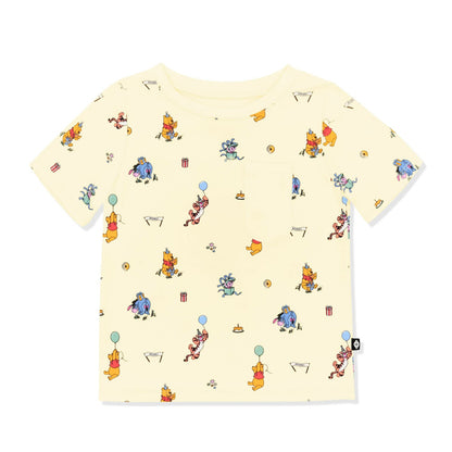 Toddler Crew Neck Tee in Winnie the Pooh Celebration | Kyte Baby
