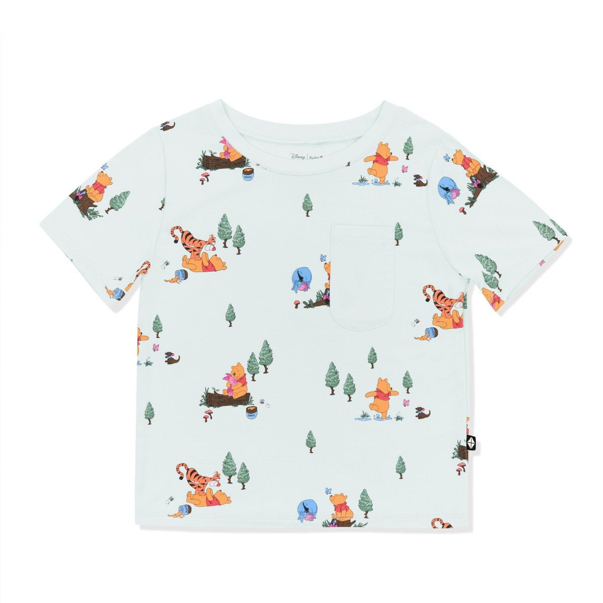 Toddler Crew Neck Tee in Winnie the Pooh Hundred Acre Wood | Kyte Baby