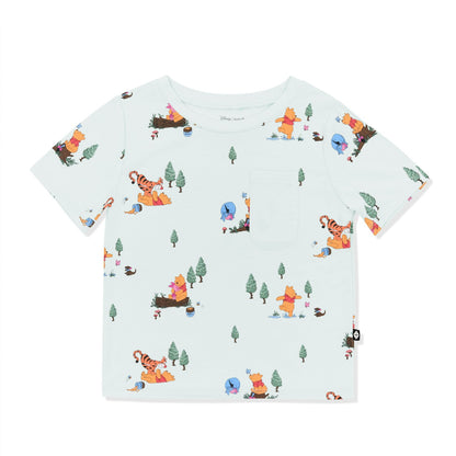 Toddler Crew Neck Tee in Winnie the Pooh Hundred Acre Wood | Kyte Baby
