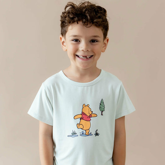 Toddler Basic Tee in Winnie the Pooh on Dew | Kyte Baby