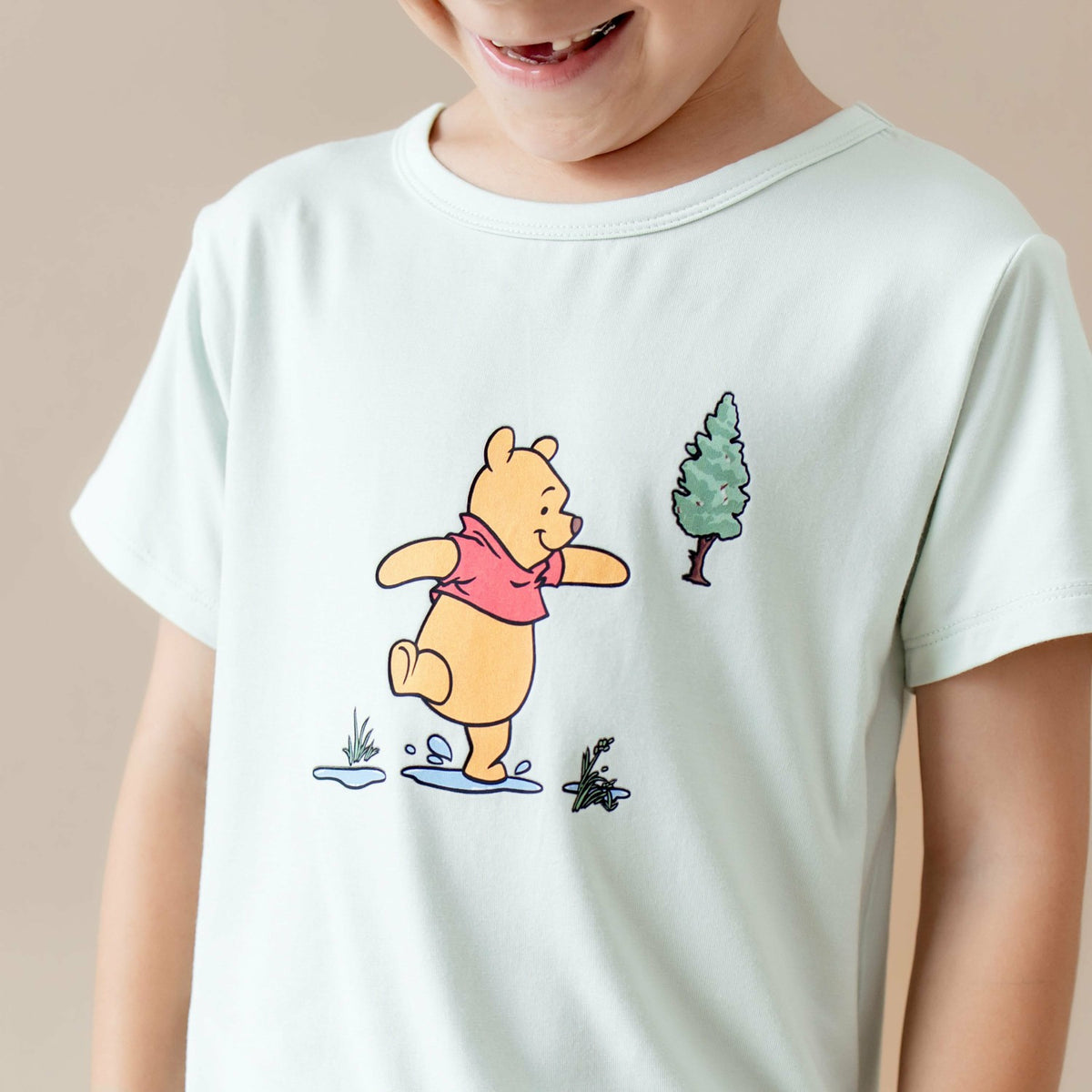 Toddler Basic Tee in Winnie the Pooh on Dew | Kyte Baby