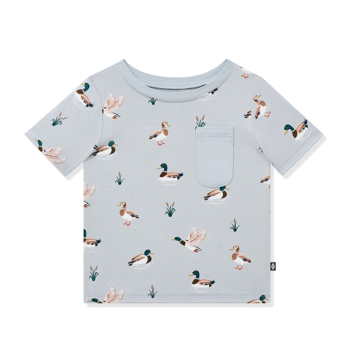Toddler Crew Neck Tee in Mallard Duck | Kyte Baby