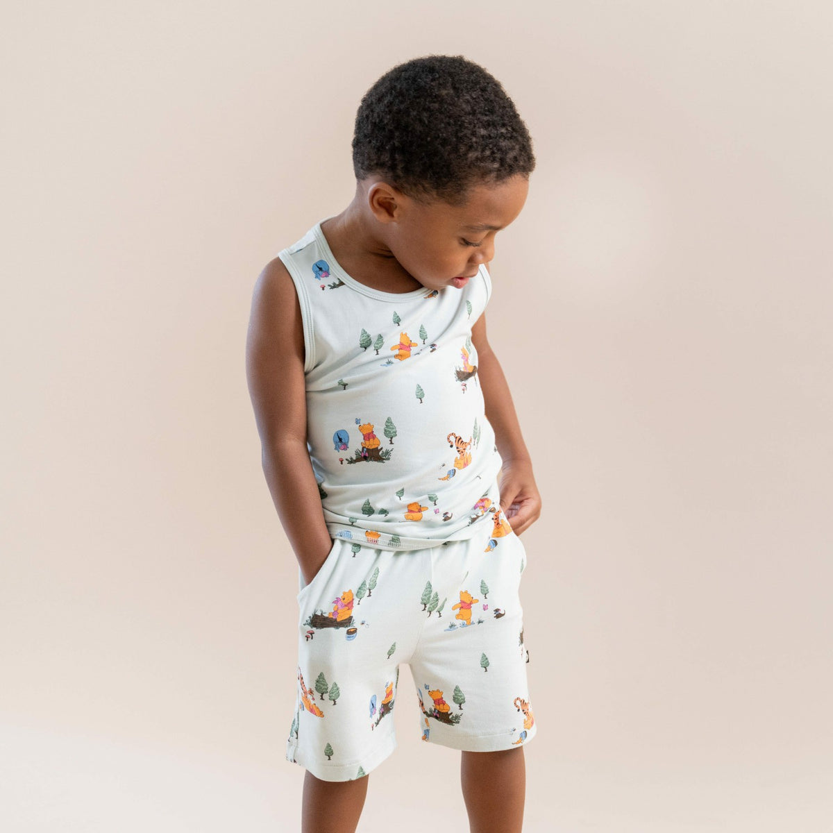 Toddler Tank Top in Winnie the Pooh Hundred Acre Wood | Kyte Baby