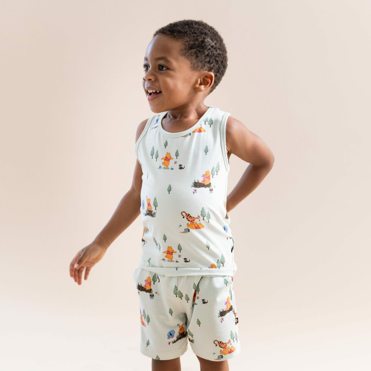 Toddler Tank Top in Winnie the Pooh Hundred Acre Wood | Kyte Baby